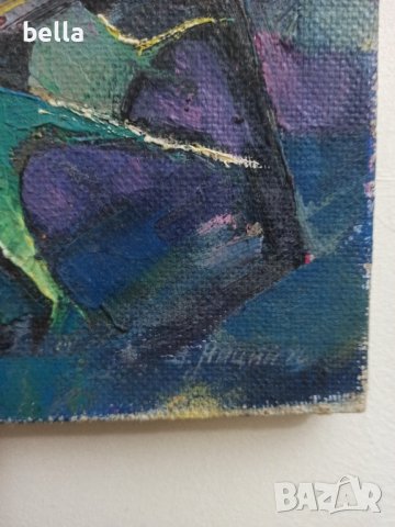 Авторска картина на В.Нацин -Спомен -94 , снимка 2 - Картини - 44449020