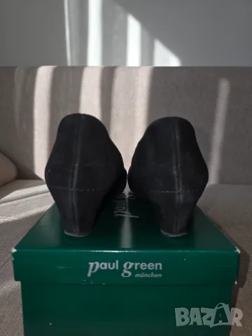 Велурени пантофки Paul Green - 40 номер, снимка 4 - Пантофи - 55707562
