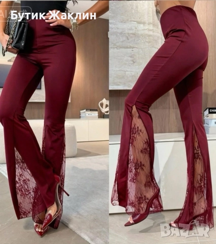 Дамски панталон с дантела