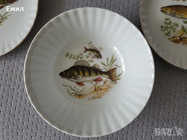 Порцеланов сервиз за риба WUNSIEDEL BAVARIA, снимка 2 - Колекции - 47989490
