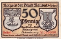 ❤️ Германия Neusalz (Silesia) 1914-1924 50 пфенинга UNC ❤️, снимка 2