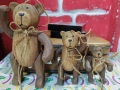 Ръчно изработени дървени мечета, снимка 12