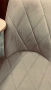 Нови трапезни столове с малки дефекти в тапицерията в светло кафяв цвят , снимка 4