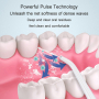 Портативен зъбен душ с 3 режима на действие и мощна водна струя / Цвят: Розов