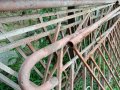 Интериорна ограда,истинско ковано желязо,стара изработка, снимка 9