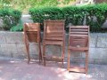Качествени,градински,сгъваеми столове от тиково дърво, снимка 5