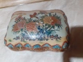 Страхотна стара китайска кутия бижутерка порцелан сатцума, снимка 6