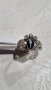Vintage сребърен пръстен 925 с котешко око , снимка 1 - Пръстени - 44406188