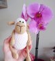 Плетена играчка овца амигуруми, снимка 1 - Декорация за дома - 33932548