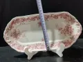 стар английски порцелан плато, снимка 5