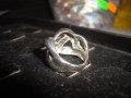ВИНТИДЖ ФЕШЪН АРТ ПОСРЕБРЕН ПРЪСТЕН ДИЗАЙНЕРСКИ 14518, снимка 5