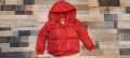 Зимно червено яке Н&М 4-5 год., снимка 1 - Детски якета и елеци - 34234102