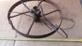възрожденско колело от каруца, двуколка - направено на полилей , снимка 5