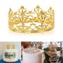Сребриста Златиста корона тиара за декорация украса на торта , снимка 7