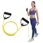 5239 Фитнес ластик с дръжки за тренировки и упражнения, снимка 1