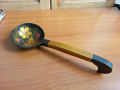 Руски дървен черпак лъжица, снимка 1