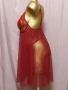 2XL Червена ефирна нощница , снимка 6