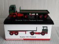 1/76 Atlas Scania 110 Flatbed Truck Eddie Stobart Камион, снимка 1