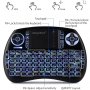 Mini Bluetooth клавиатура, безжична клавиатура с подсветка и тъчпад , снимка 3