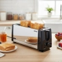 Тостер за 4 филии 1200W, метален, снимка 2
