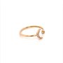 Златен дамски пръстен 1,03гр. размер:57 14кр. проба:585 модел:20021-2, снимка 3