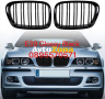 Предни Решетки бъбреци за BMW 5-серия E39 Glossy Black, снимка 1 - Аксесоари и консумативи - 44767895