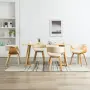 vidaXL Трапезни столове, 4 бр, кремави,(SKU: 278731), снимка 2