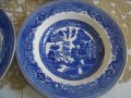 Винтидж Порцелан 1949г-1957г-VICTORIA PORCELAIN WILLOW FENTON-Made in ENGLAND-4 бр.НОВИ Чинии ф230мм, снимка 6
