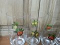 Ретро стъклени чаши за вода, снимка 6