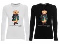  Дамска блуза Ralph Lauren Polo Bear принт Модели и размери , снимка 11