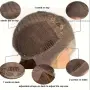 Пепеляво руса Ash Blonde перука с лейс фронт 13×4 - меки вълни, снимка 7
