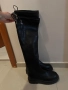 Дамски кожени ботуши тип чизми, снимка 1