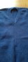 Пуловер детски плетен тъмно син с остро деколте, снимка 2