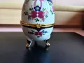 Порцеланово Яйце-Кутия за Бижута-Лимож, снимка 3