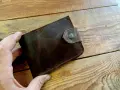 Ръчно изработен мъжки кожен портфейл , снимка 1