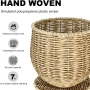 Голяма ратанова кошница Огранайзер за кафе капсули Бохо стил, снимка 5
