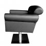 Фризьорски стол AA310 тип кресло с капси - син/черен, снимка 6