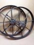 Комплект Стари Немски Метални Колела Общо Тегло 13кг. , снимка 3