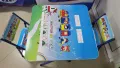 Детска сгъваема маса с два стола комплект , снимка 1