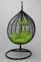 Голям Размер Градинска Люлка От Ратан - Цветове - Кафяв, Бял и Черен, снимка 3
