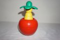 Vintage Рядка LEGO Музикална играчка ябълка Primo Duplo Musical Apple Toy 2973 Roly Poly, снимка 12