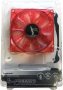 BGEARS охладител 90 x 90 x 25 mm, 500-4000 rpm, Въздушен поток 88 CFM, снимка 4