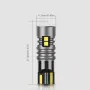 LED крушки T10 10 CR2525 SMD бели 12V 2 броя, снимка 2