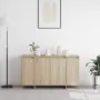 vidaXL Служебен шкаф Сонома дъб 135 x 41 x 75 см Инженерна дървесина, снимка 4