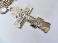 НОВ Свещенически, попски бронзов нагръден кръст 2, снимка 7
