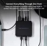 Докинг станция Belkin USB-C Dual Display, цвят: черно. Продукт без фирмена опаковка. Без забележки, снимка 6