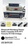 Blaupunkt радио касетофон Heidelberg,Bamberg работещи модули, снимка 3