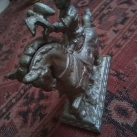 Сувенир стар кон с конник ловец  29123, снимка 9 - Декорация за дома - 37270650
