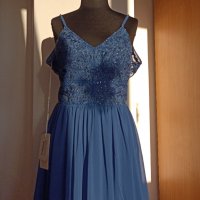 Нова бална рокля в кралско синьо S, снимка 10 - Рокли - 39303439