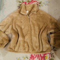 💖Пухен пуловер на H&M,размер М💖, снимка 1 - Блузи с дълъг ръкав и пуловери - 42655143
